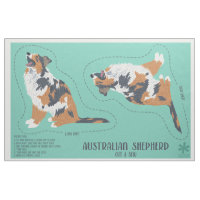 Australian Shepherd Aussie Dog Cut and Sew