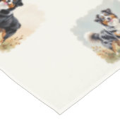 Australian Shepherd Aussie Dogs Tischdecke (Schrägansicht)