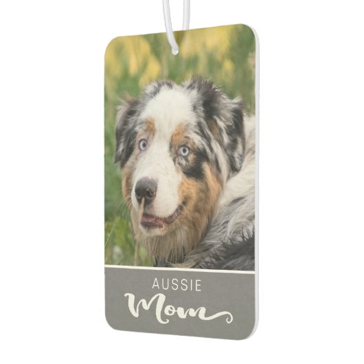 Australian Shepherd Aussie Insert Dog's Picture Autolufterfrischer (Links)