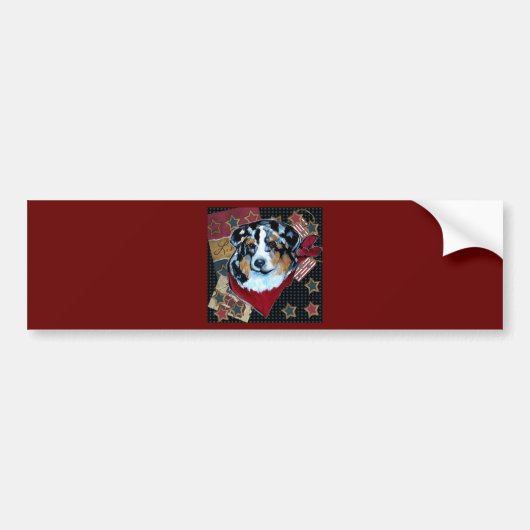 AUSTRALIAN SHEPHERD AUTOAUFKLEBER (Vorne)