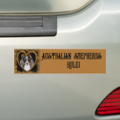 Australian Shepherd Autoaufkleber (Auf Auto)