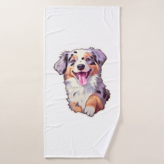 Australian Shepherd Badehandtuch (Badehandtuch)