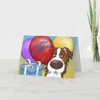 Australian Shepherd Birthday Card Karte