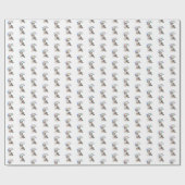 Australian Shepherd Birthday Geschenkpapier (Flach)