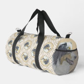 Australian Shepherd Black Tri Painting Dog Art Duffle Bag (Rechte Ecke)