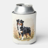 Australian Shepherd Black Tricolor Aussie Dog Dosenkühler (Kanne Vorderseite)