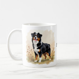 Australian Shepherd Black Tricolor Aussie Dog Kaffeetasse