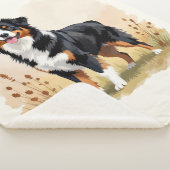 Australian Shepherd Black Tricolor Aussie Dog Sherpadecke (3/4)