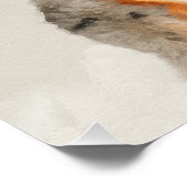 Australian Shepherd - Blue Merle Watercolor Poster (Ecke)