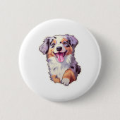Australian Shepherd Button (Vorderseite)