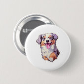Australian Shepherd Button (Vorne & Hinten)