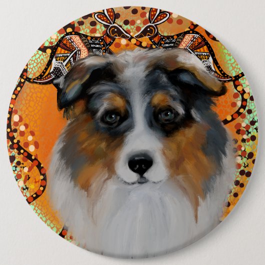 AUSTRALIAN SHEPHERD BUTTON (Vorderseite)