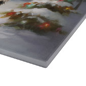 Australian Shepherd Caravan Christmas Adventure Schneidebrett (Ecke)