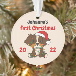 Australian Shepherd Christmas Babys erstes Christm Ornament
