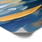 Australian Shepherd Christmas Boat Holiday Poster (Ecke)