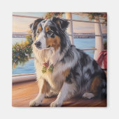 Australian Shepherd Christmas Cruise: Pawsome Magnet (Vorne)