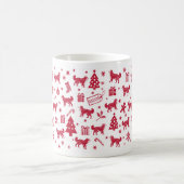 Australian Shepherd Christmas Design Kaffeetasse (Mittel)