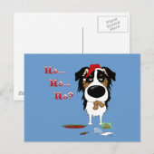 Australian Shepherd Christmas Feiertagspostkarte (Vorne/Hinten)