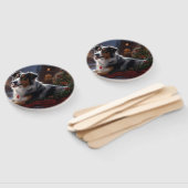 Australian Shepherd Christmas Festive Season Fächer (Non-assembled)