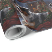 Australian Shepherd Christmas Festive Season Geschenkpapier (Rolleneckpunkt)