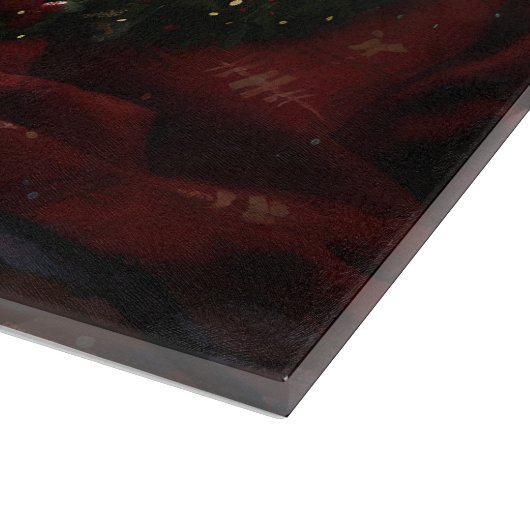 Australian Shepherd Christmas Festive Season Schneidebrett (Ecke)