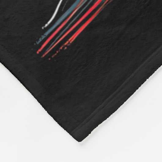 Australian Shepherd Christmas Graphics Dog Lights  Fleecedecke (Ecke)