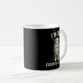 Australian Shepherd Christmas I'm Fine Everything  Kaffeetasse (VorderseiteRechts)
