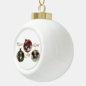 Australian Shepherd Christmas Keramik Kugel-Ornament (Rechts)