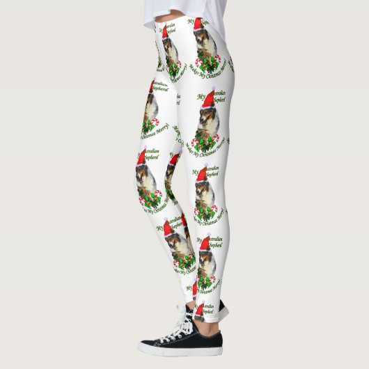 Australian Shepherd Christmas Leggings (Links)