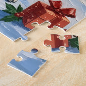 Australian Shepherd Christmas Lighthouse Holiday Puzzle (Seite)