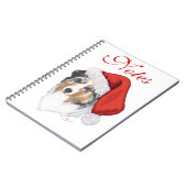 Australian Shepherd Christmas Notizblock (Linke Seite)