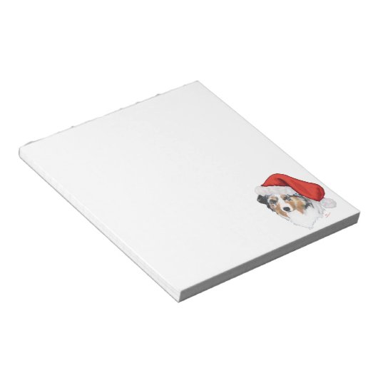 Australian Shepherd Christmas Notizblock (angewinkelt)