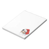 Australian Shepherd Christmas Notizblock (Rotiert)