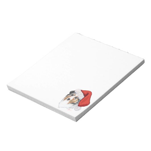 Australian Shepherd Christmas Notizblock (Rotiert)