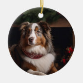Australian Shepherd Christmas Ornament (Vorne)