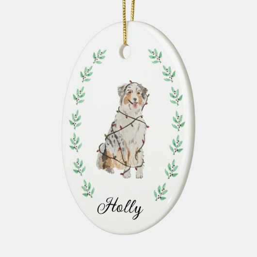 Australian Shepherd Christmas Ornament (Links)