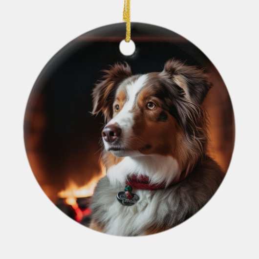 Australian Shepherd Christmas Ornament (Hinten)