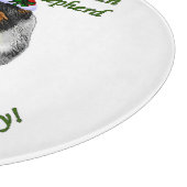 Australian Shepherd Christmas Schneidebrett (Ecke)