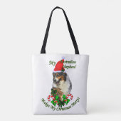 Australian Shepherd Christmas Tasche (Rückseite)