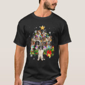 Australian Shepherd Christmas Tree X-Mas Decoratio T-Shirt (Vorderseite)