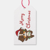 Australian Shepherd Christmas Winter Animals Geschenkanhänger (Vorderseite)