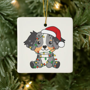 Australian Shepherd Christmas Winter Animals Keramikornament