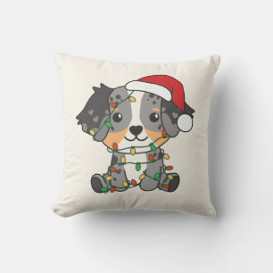 Australian Shepherd Christmas Winter Animals Kissen