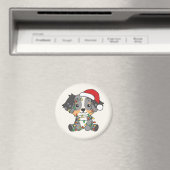 Australian Shepherd Christmas Winter Animals Magnet (In Situ (Geschirrspüler))