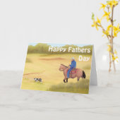 Australian Shepherd ~ Cowboy ~ Morning Ride Karte (Gelbe Blume)