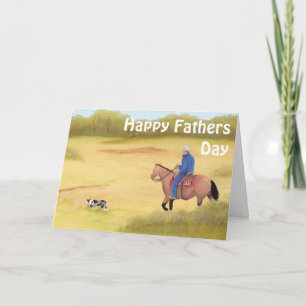 Australian Shepherd ~ Cowboy ~ Morning Ride Karte