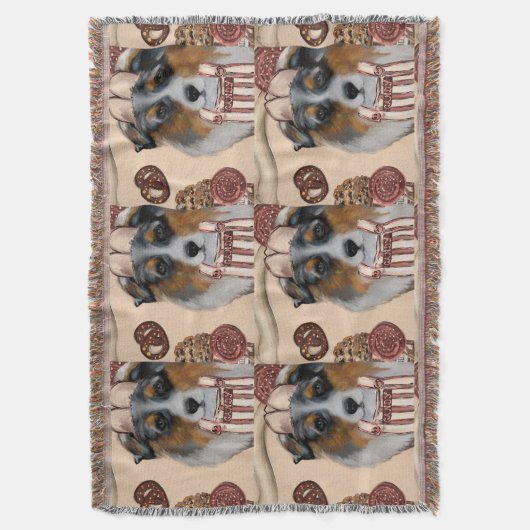 AUSTRALIAN SHEPHERD DECKE (Vorderseite Vertikal)