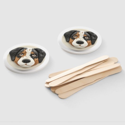 Australian Shepherd Dog 3D Inspiriert Fächer (Non-assembled)