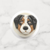 Australian Shepherd Dog 3D Inspiriert Konfetti (Klein Vorderseite)