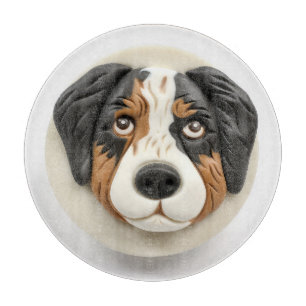 Australian Shepherd Dog 3D Inspiriert Schneidebrett